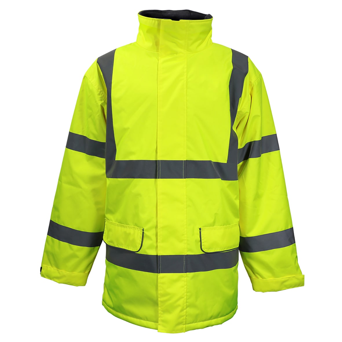 Hi Visibility Parka Jacket - Yellow - Large