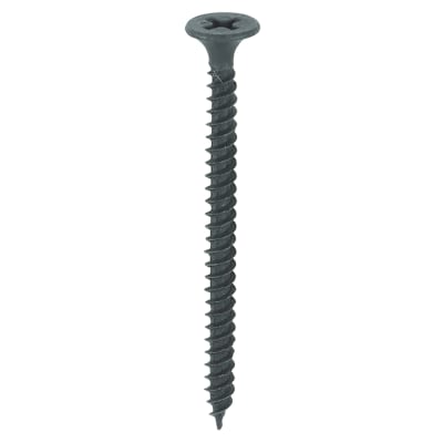 Fine Thread Bugle Head Drywall Screws - 3.5 x 50mm - Dark Grey Phosphate - Pack of 1000