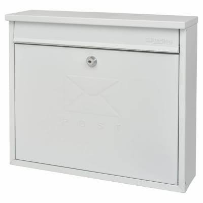 Elegance Mailbox - 362 x 310 112mm - White 182992P