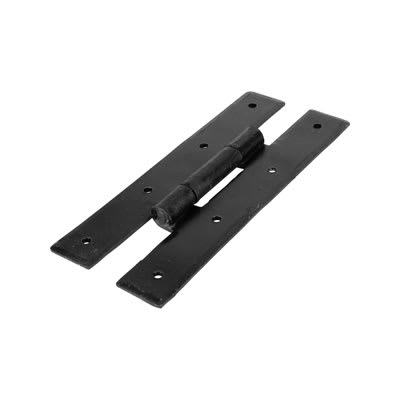H Cabinet Hinge - 83 x 53 x 3mm - Antique Black Iron