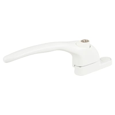 uPVC Offset Espagnolette Locking Multipoint Window Handle - Left Hand - White