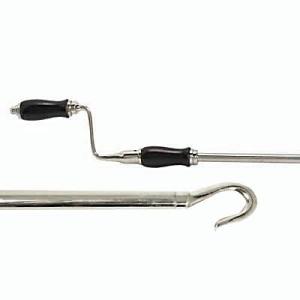 Skylight Opener Handle - 1520mm Length - Polished Chrome