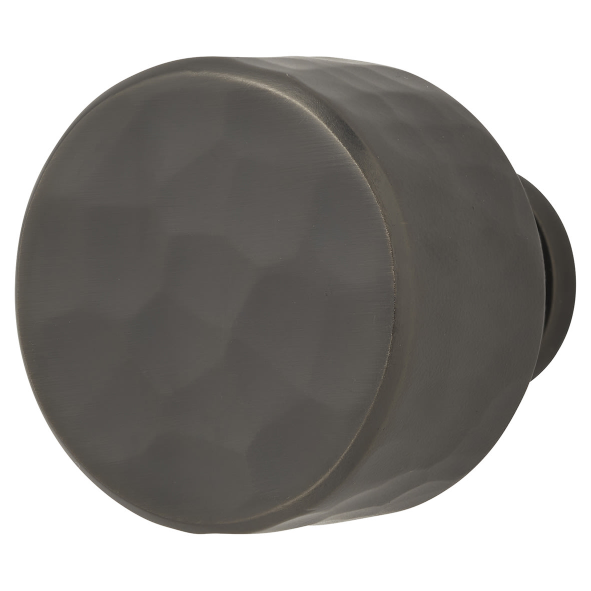 Leila Hammered Round Cabinet Knob - 30mm Diameter - Dark Bronze