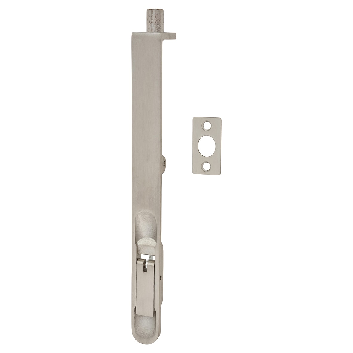 Lever Action Flush Bolt - 200 x 20mm - Fire Rated - Radius - Satin Stainless Steel