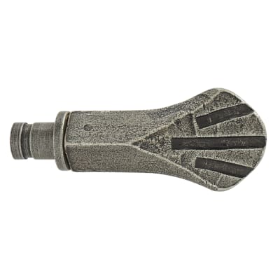 Shell Curtain Finials - Pewter
