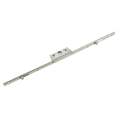 Slim U-Rail Offset Espagnolette uPVC Window Lock - 400mm Length - 20mm Backset - 6mm Cam