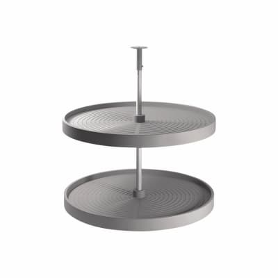 Full Tray Carousel Set - Cabinet Width 800mm - Grey Plastic