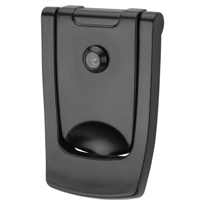 AR725K Designer Door Knocker with Viewer - Black - 110 x 74mm