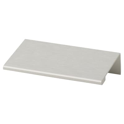 Touchpoint Vora Lipped Edge Cabinet Pull Handle - 64mm Centres - Brushed Aluminium