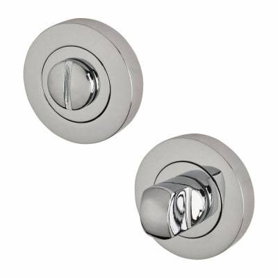 Bathroom Turn & Release - 50mm Diameter - Polished Chrome