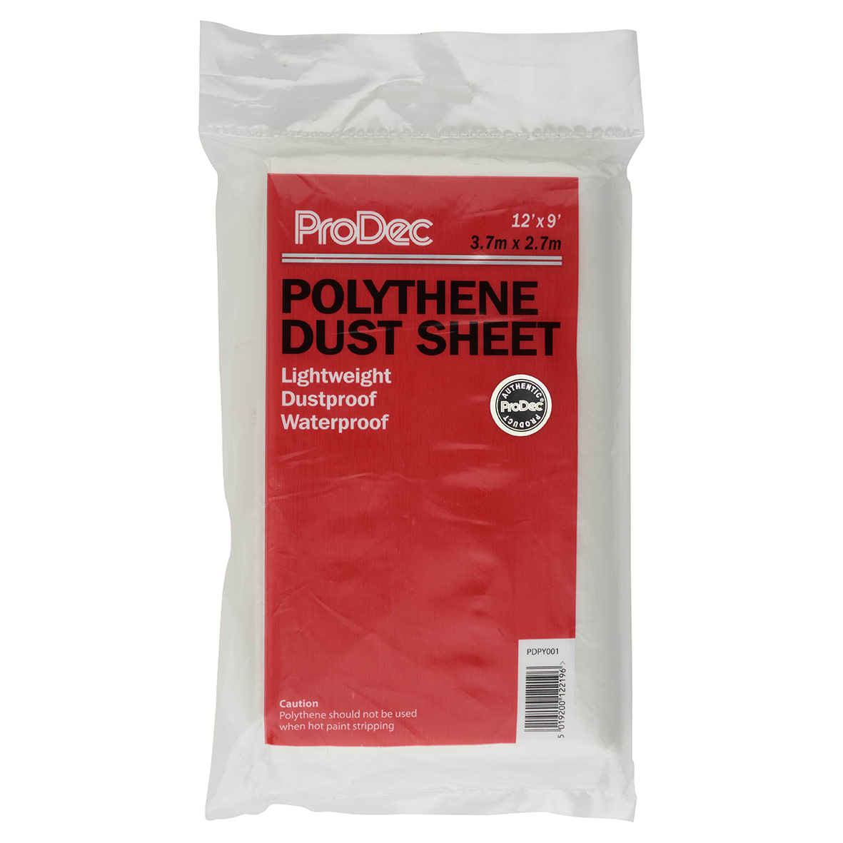 Polythene Dust Sheet - 12' x 9