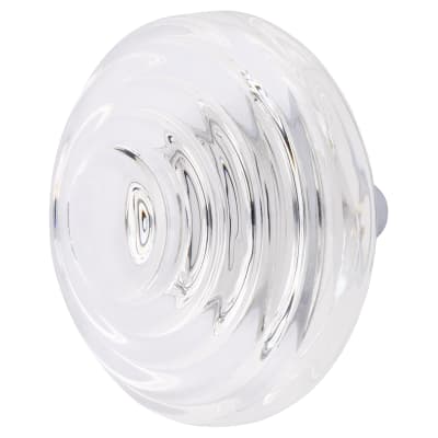 Beehive Style Glass Cabinet Knob - 38mm Diameter - Polished Chrome
