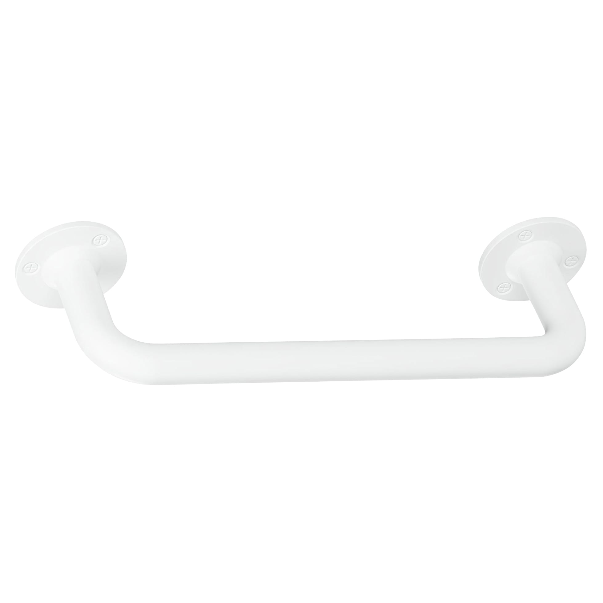 25mm Steel Grab Rail - 305mm Length - Matt White