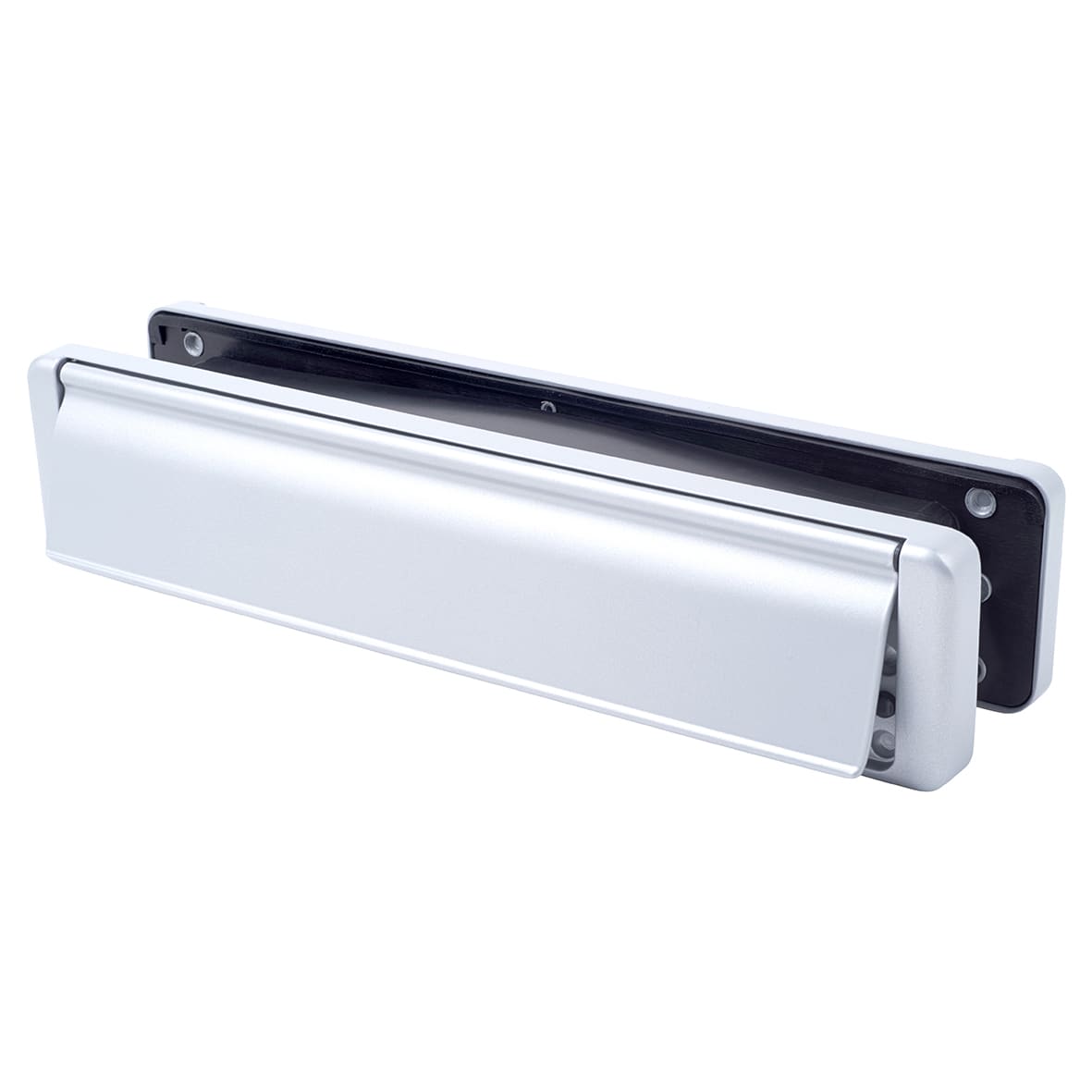 uPVC/Timber - Nu-Mail Letter Plate - 310 x 68mm - Door Thickness 40-80mm - Premium Satin