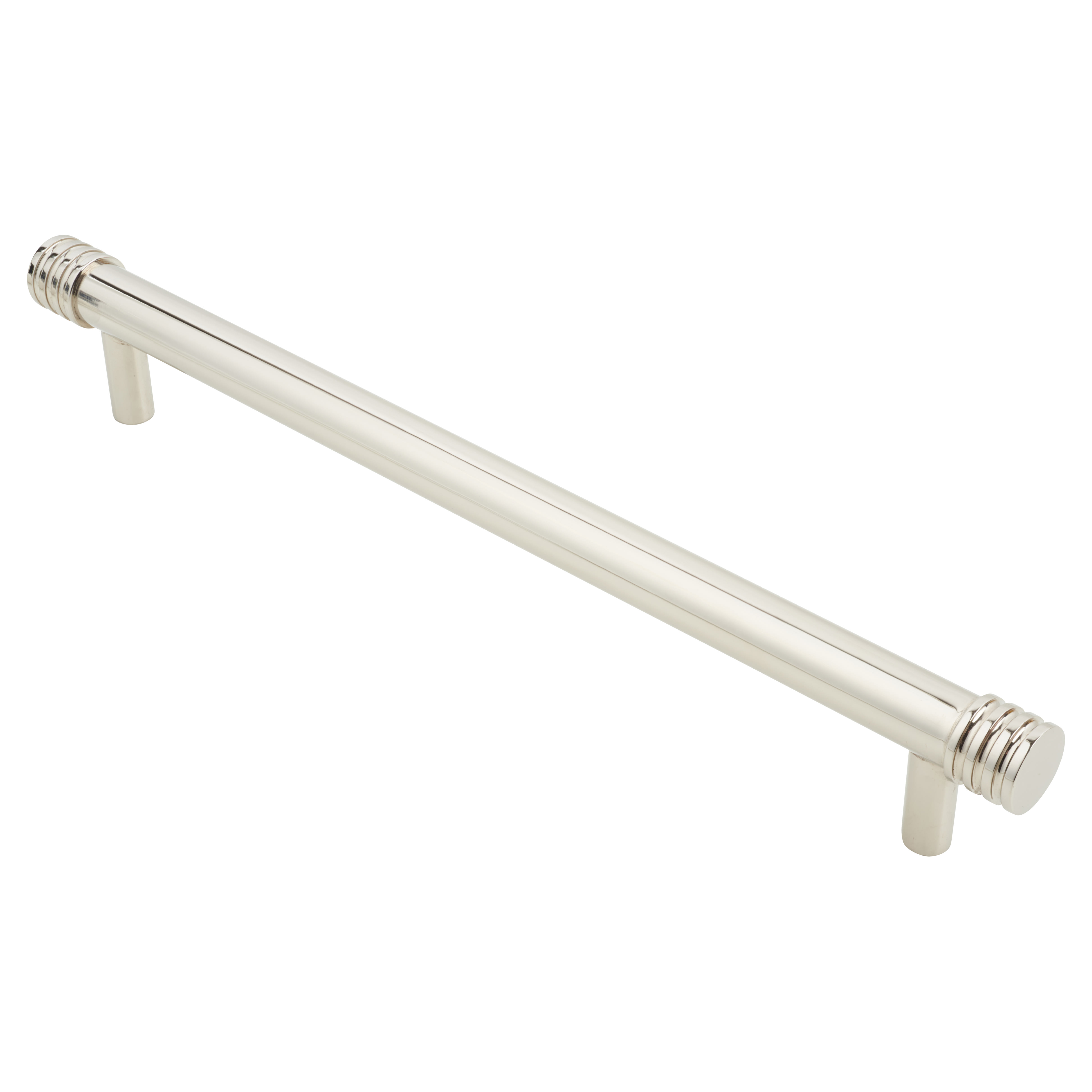 Hoxton Sturt 15mm T-Bar Cabinet Pull Handle - 224mm Centres - Polished Nickel