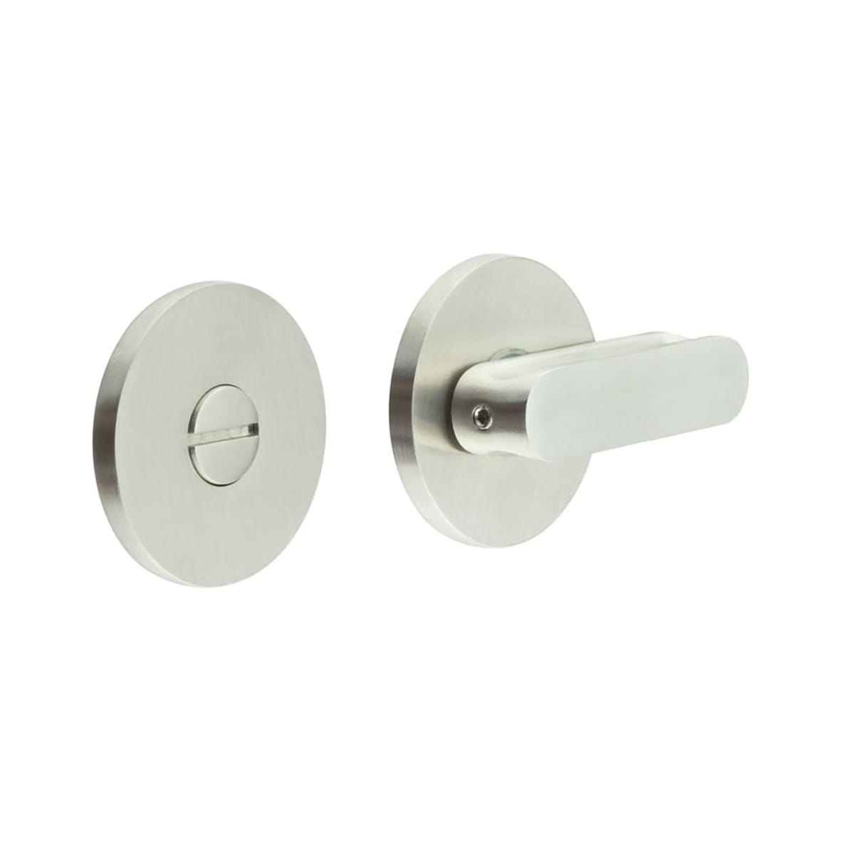 Bathroom Turn & Release - 54mm Diameter - 316 Satin Stainless Steel