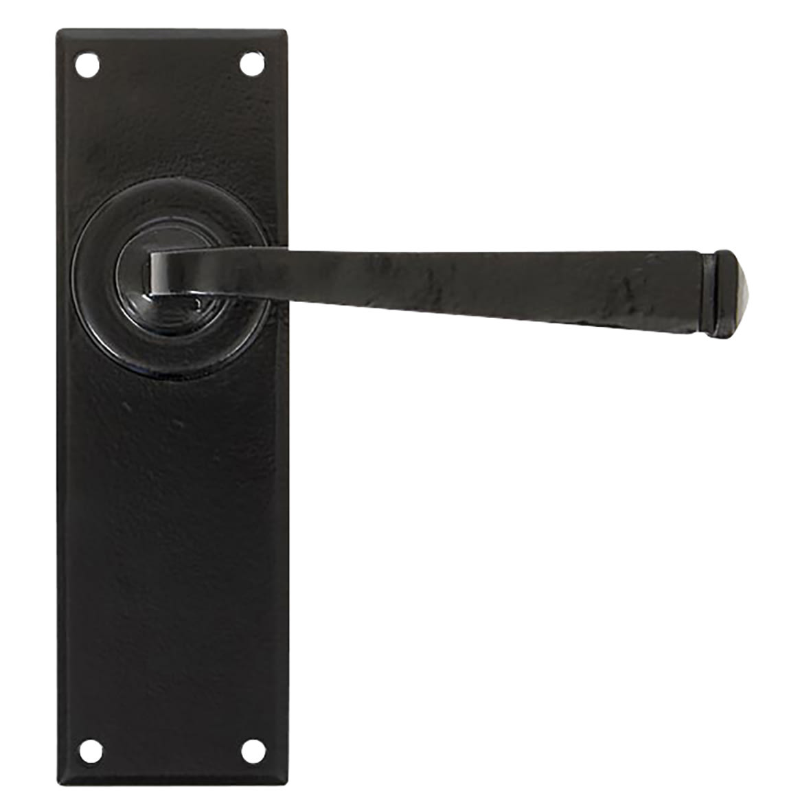 Black Latch Door Handles - Avon Range - 152 x 48mm