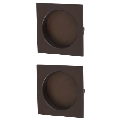 Marcus Square Flush Pull Handles - Matt Bronze