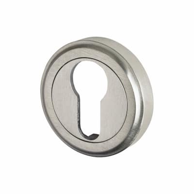 Marcus Escutcheon - 48mm Diameter - Euro - Satin Chrome