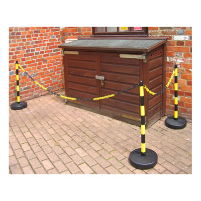 Post & Base - Yellow/Black - Pack of 2