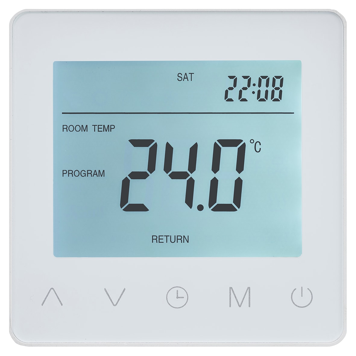 Programmable Thermostat for Electric Underfloor Heating - White