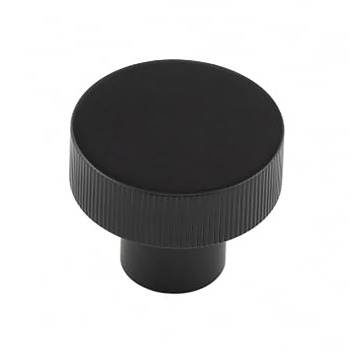 Thaxted Lines Round Cabinet Knob - 30mm Diameter - Black