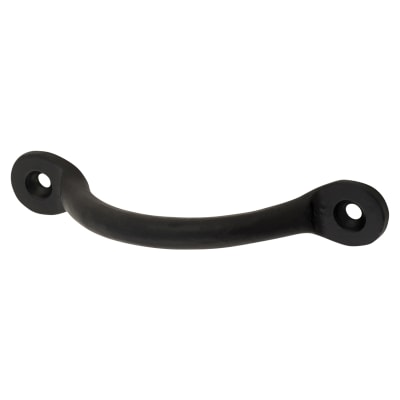 Bean Bow Cabinet Pull Handle - 88mm Centres - Black Iron