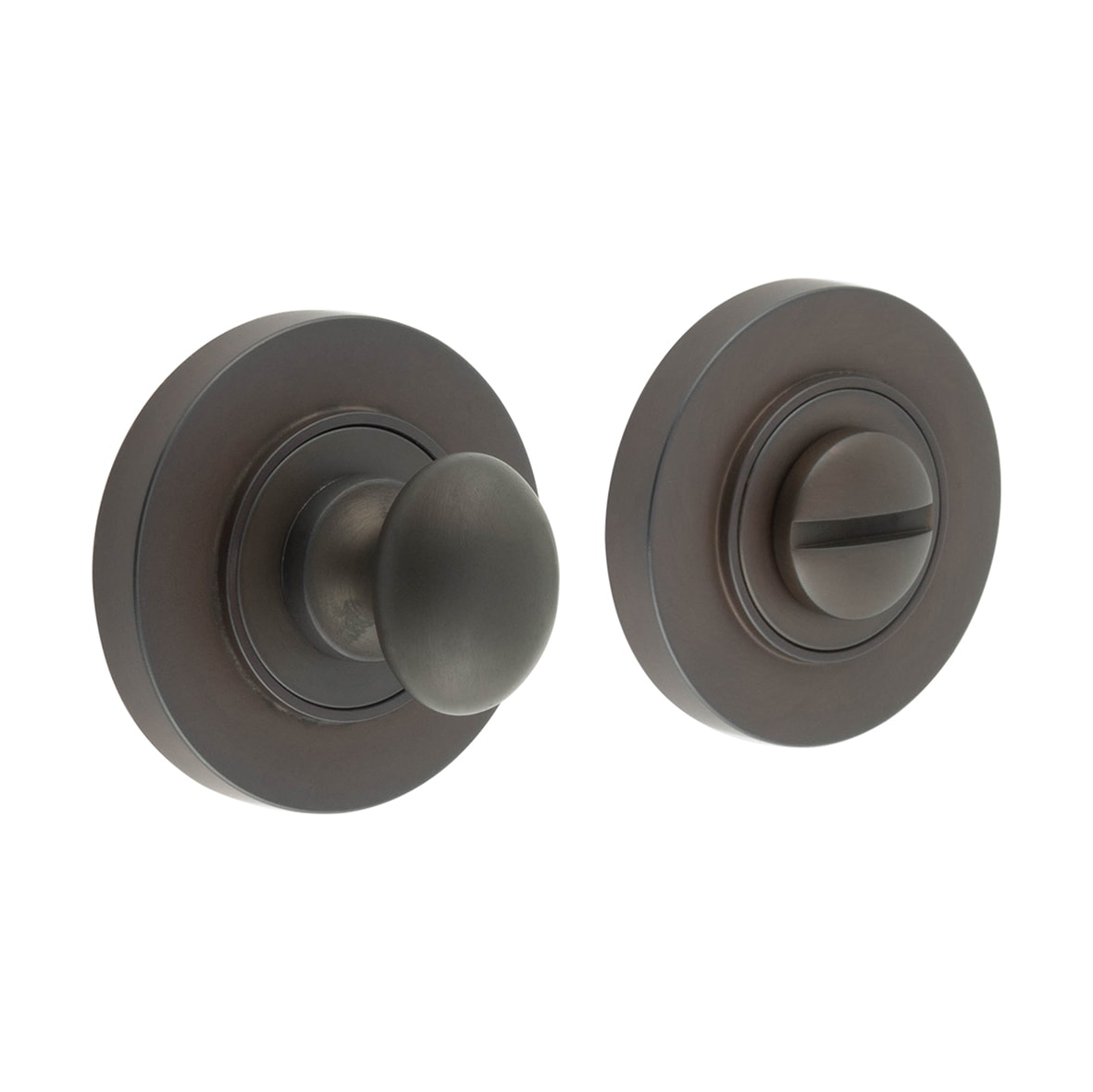 Inner 1 Turn & Release with Plain Rose - 47mm Diameter - Dark Bronze