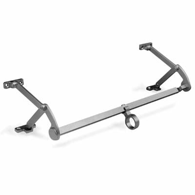 Recessed Quadilent Stay Link Bar Kit - 900mm Length - 175mm Throw - Silver Grey