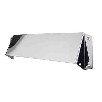 Security Hood - 300 x 89mm - Polished Stainless Steel