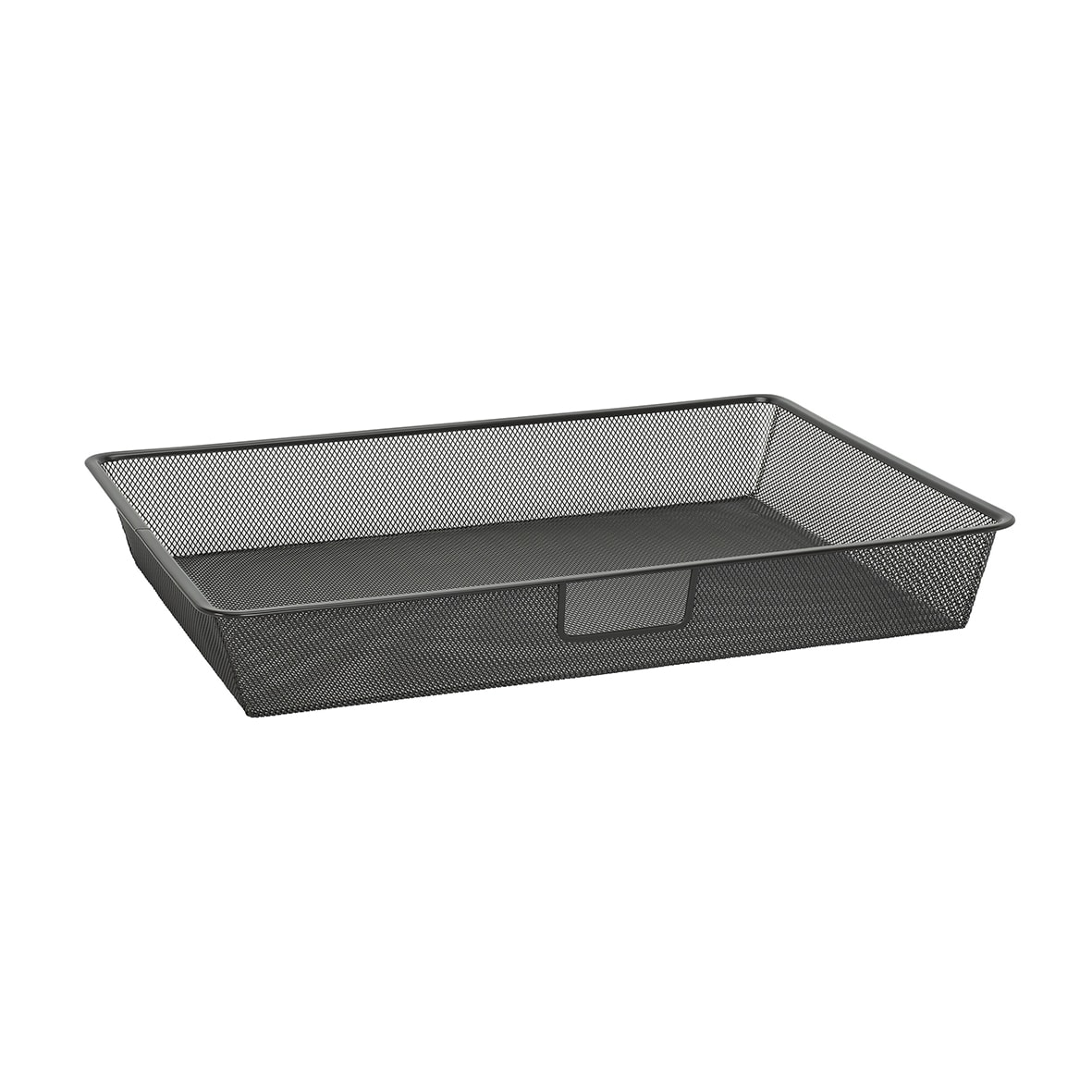 Top Track System - Click In Shallow Mesh Basket for Gliding Frame - 605 x 430 x 85mm - Graphite