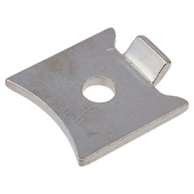 Standard Raised Bookcase Clip - Polished Nickel Plated - Pack of 10