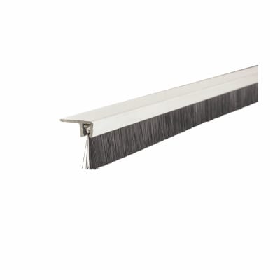 Brush Strip F3 - 3000mm Length - Brush Size 14mm - Inward/Outward Opening Doors - Aluminium