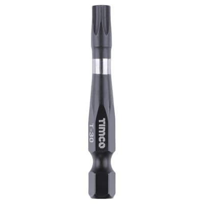 X6 Impact Driver Bits - Torx - T30 - 50mm Length - Pack of 5