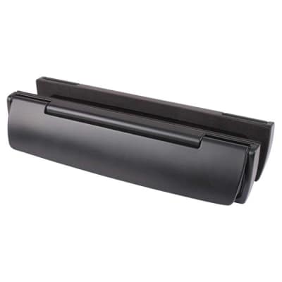 AR708A Letter Plate - 310 x 76mm - Black