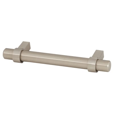 14mm Collared T-Bar Cabinet Pull Handle - 160mm Centres - Satin Stainless Steel