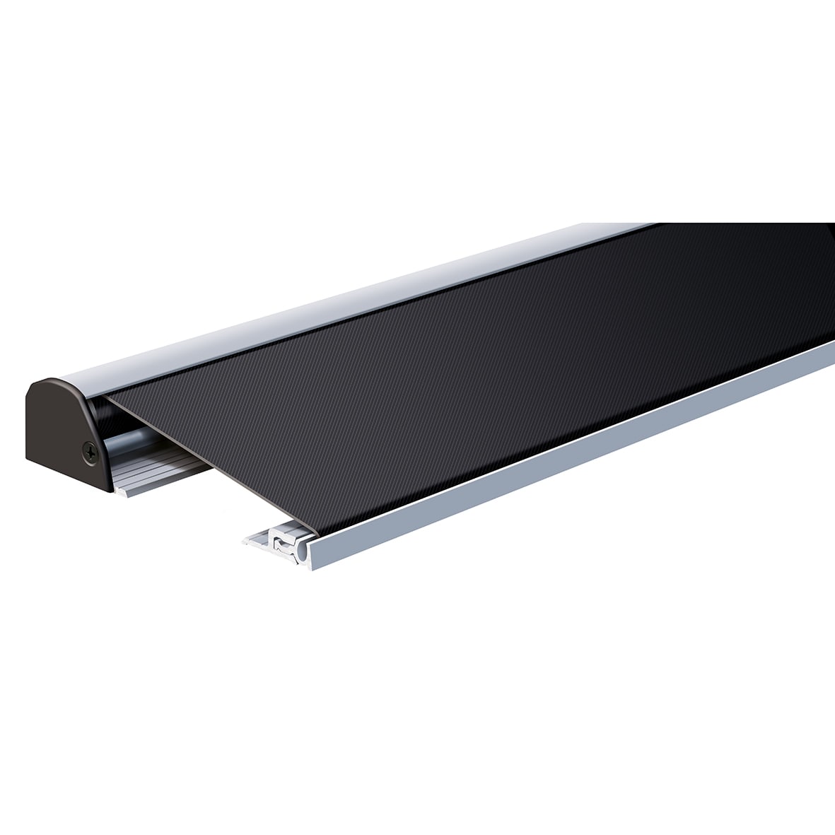 Concealed Roller Finger Guard - 1925mm Length - Satin Anodised Aluminium