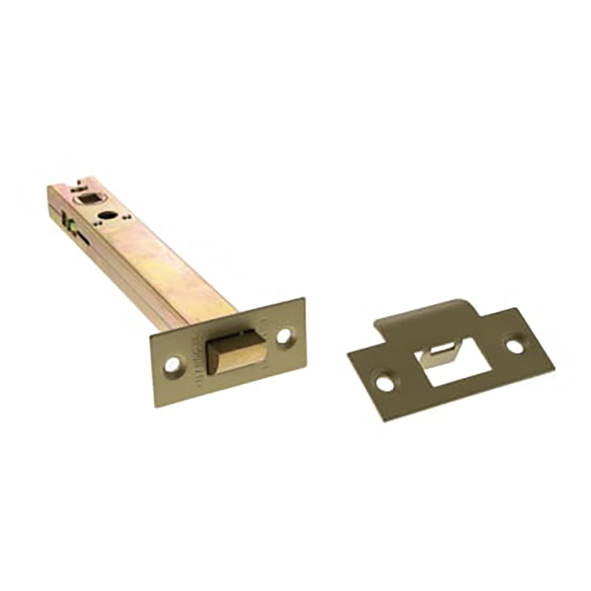 Heavy Duty Tubular Latch - 150mm Case - 125mm Backset - Square - Satin Brass