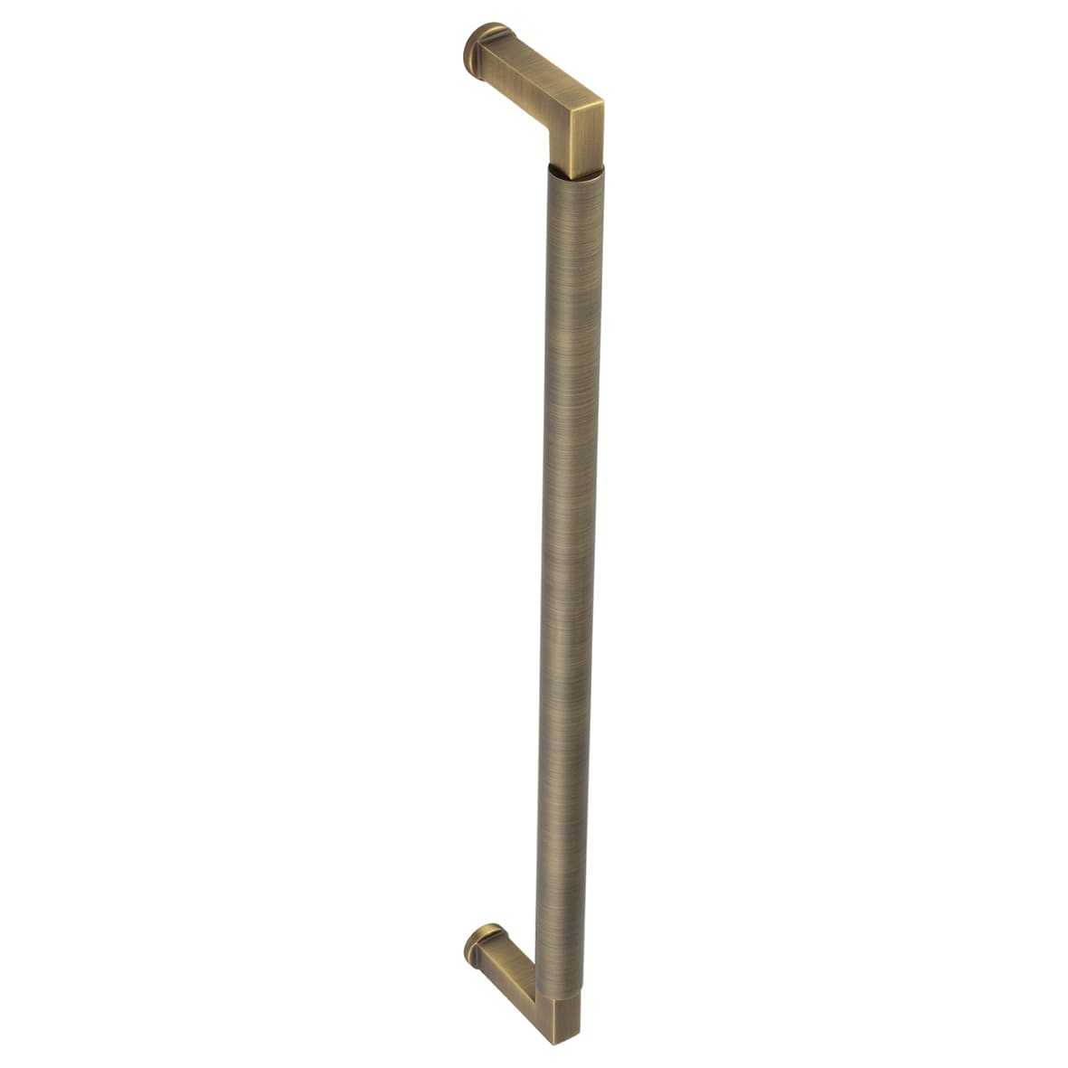 Antique Brass 20mm D-Bar Door Pull Handle - Screw Fix - 425mm c/c - Westminster Range