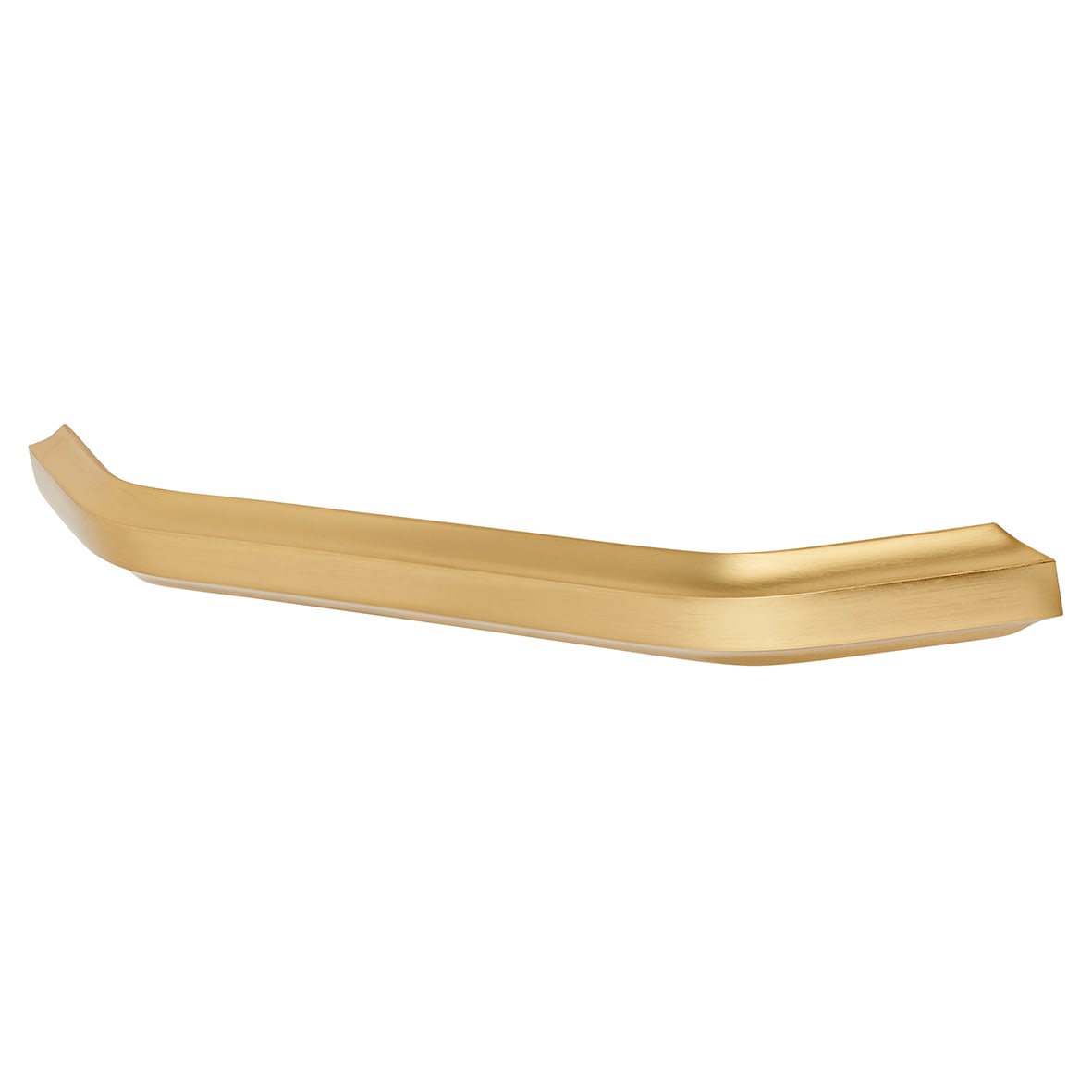 Virgo Bow Cabinet Pull Handle - 192mm Centres - Satin Brass