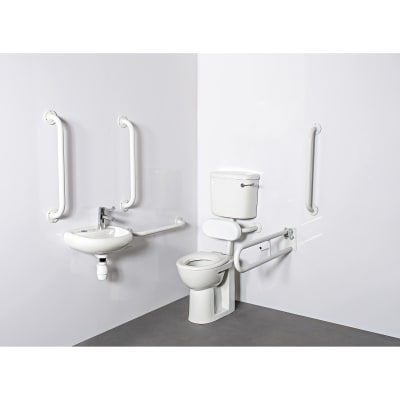 Low Level Doc M Pack - Exposed Fixings - White