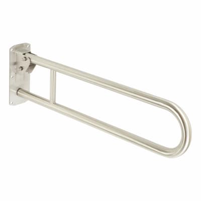 Hinged Support Grab Rail - 800 x 200mm - Satin Stainless Steel 395543P