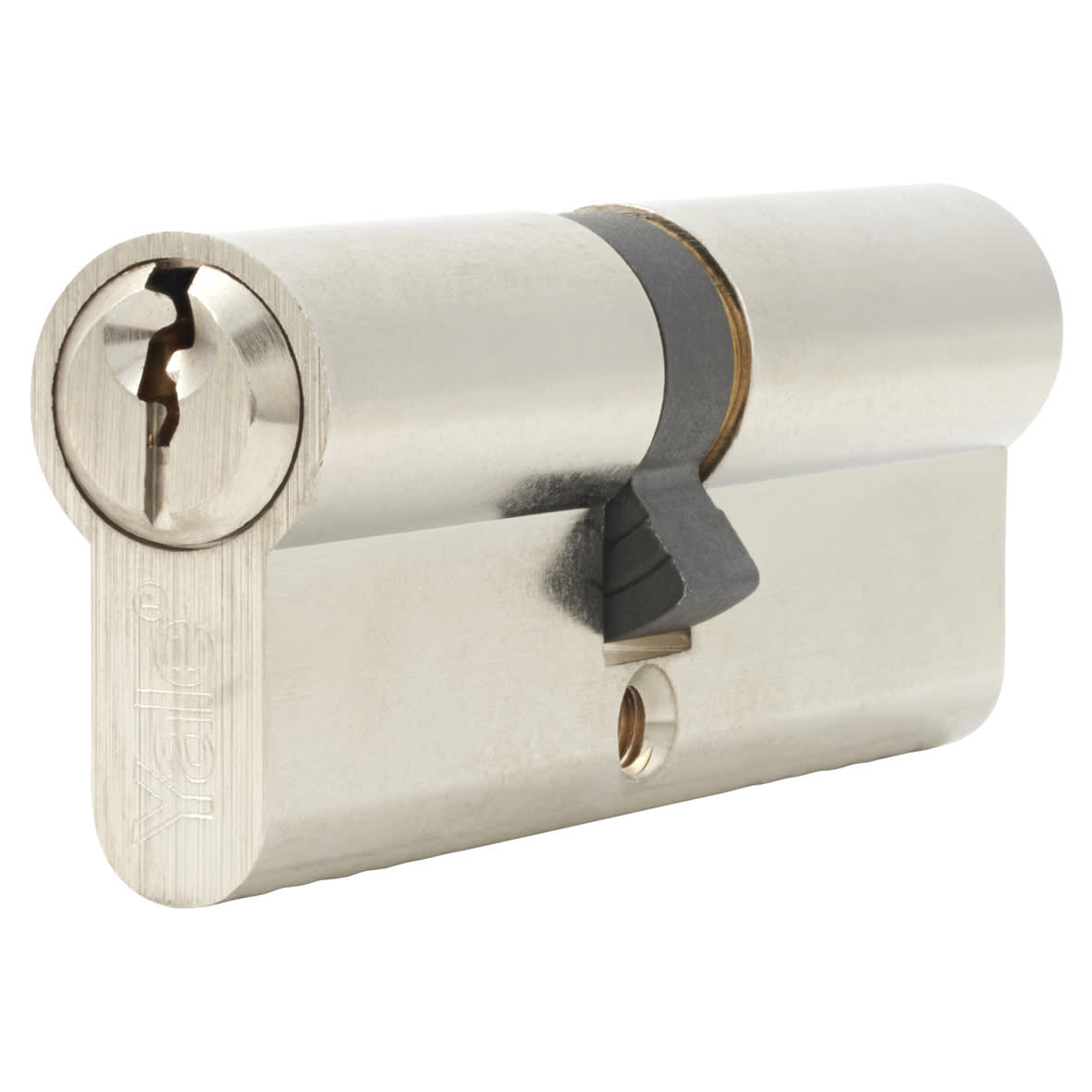 6 Pin 85mm Euro Double Cylinder - 40 + 45mm - Satin Nickel - Keyed to Differ