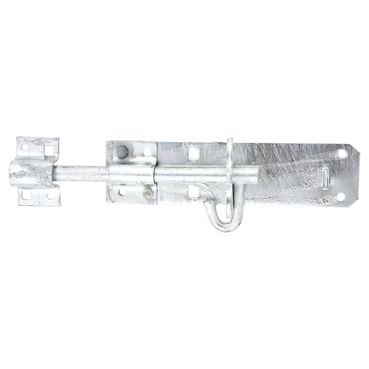 Brenton Pattern Gate Padlock Bolt - 150mm Length - Galvanised Steel