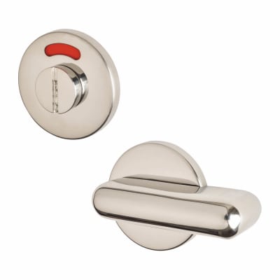 Disabled Bathroom Turn & Release - Suit 8mm Spindle - 53mm Diameter - Polished Stainless Steel