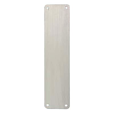 Stainless Steel Plain Finger Plate - 275 x 60 x 1.5mm - Polished