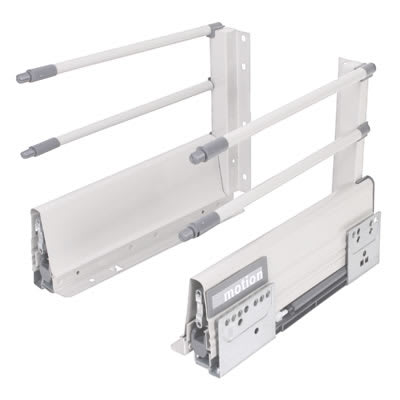 Innobox Soft Close Drawer Pack - Includes 2 x Pairs of Rods - (H) 204mm x (D) 550mm - White