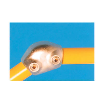 Elbow Connector - Key Clamp System - Adjustable 15-60° - Galvanised
