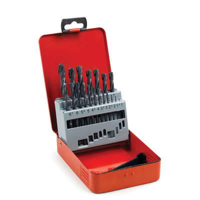 HSS-R Jobber Drill Bit Set 1-10mm - Pack of 19
