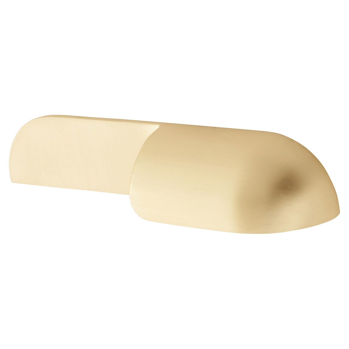 Hyde Cabinet Finger Pull Handle - 32mm Centres - Satin Brass